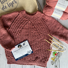 Cargar imagen en el visor de la galería, KIT CHALECO CATA NIÑA ALGODÓN XL