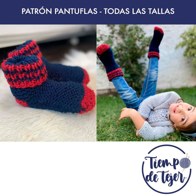PATRÓN PANTUFLAS - TODAS LAS TALLAS