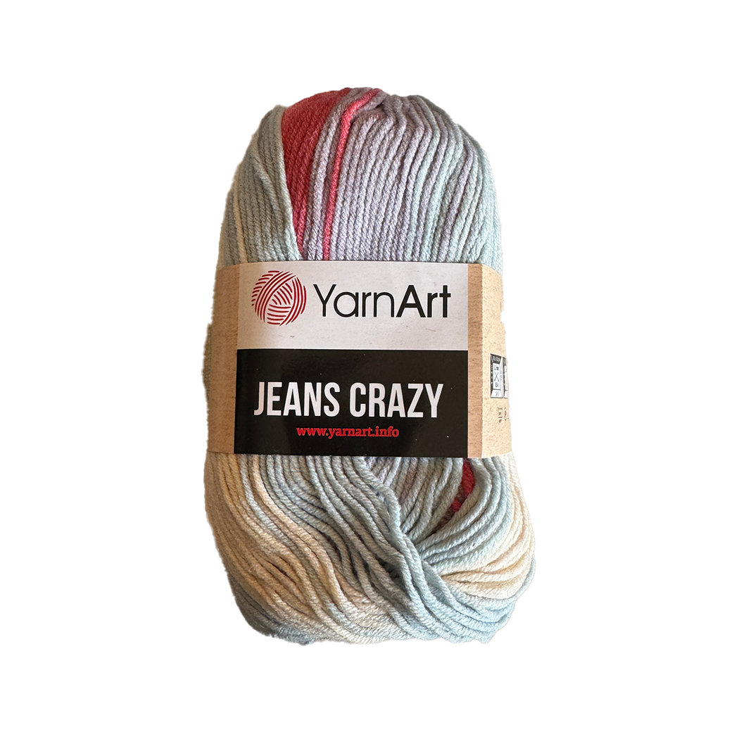 Yarn Art Jeans Crazy 8205 Celeste Rosado Morado