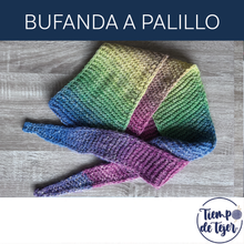 Cargar imagen en el visor de la galería, PATRÓN BUFANDA A PALILLO
