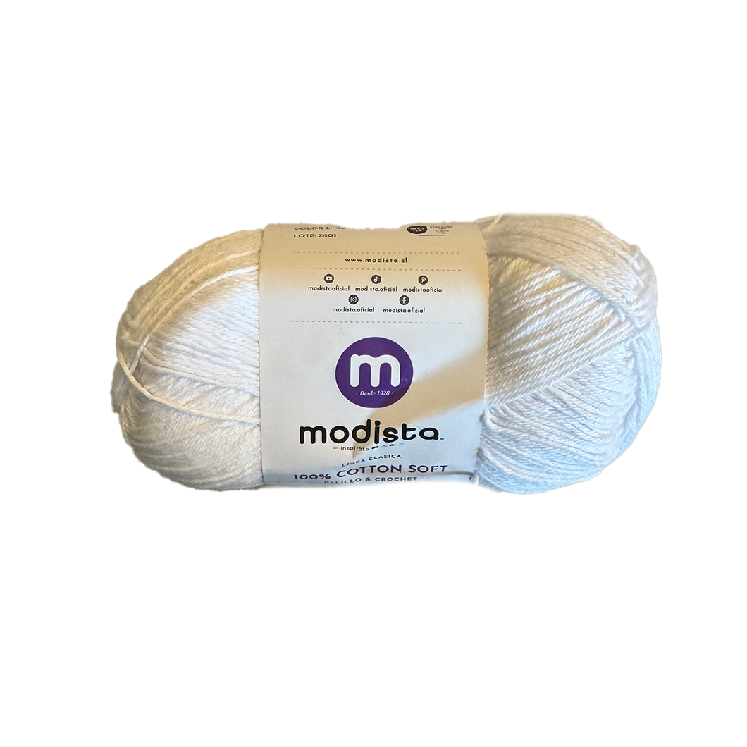 Modista 100% Cotton Soft 001 Blanco