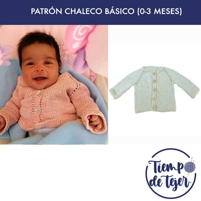 PATRÓN CHALECO LAURA (0-3 MESES)